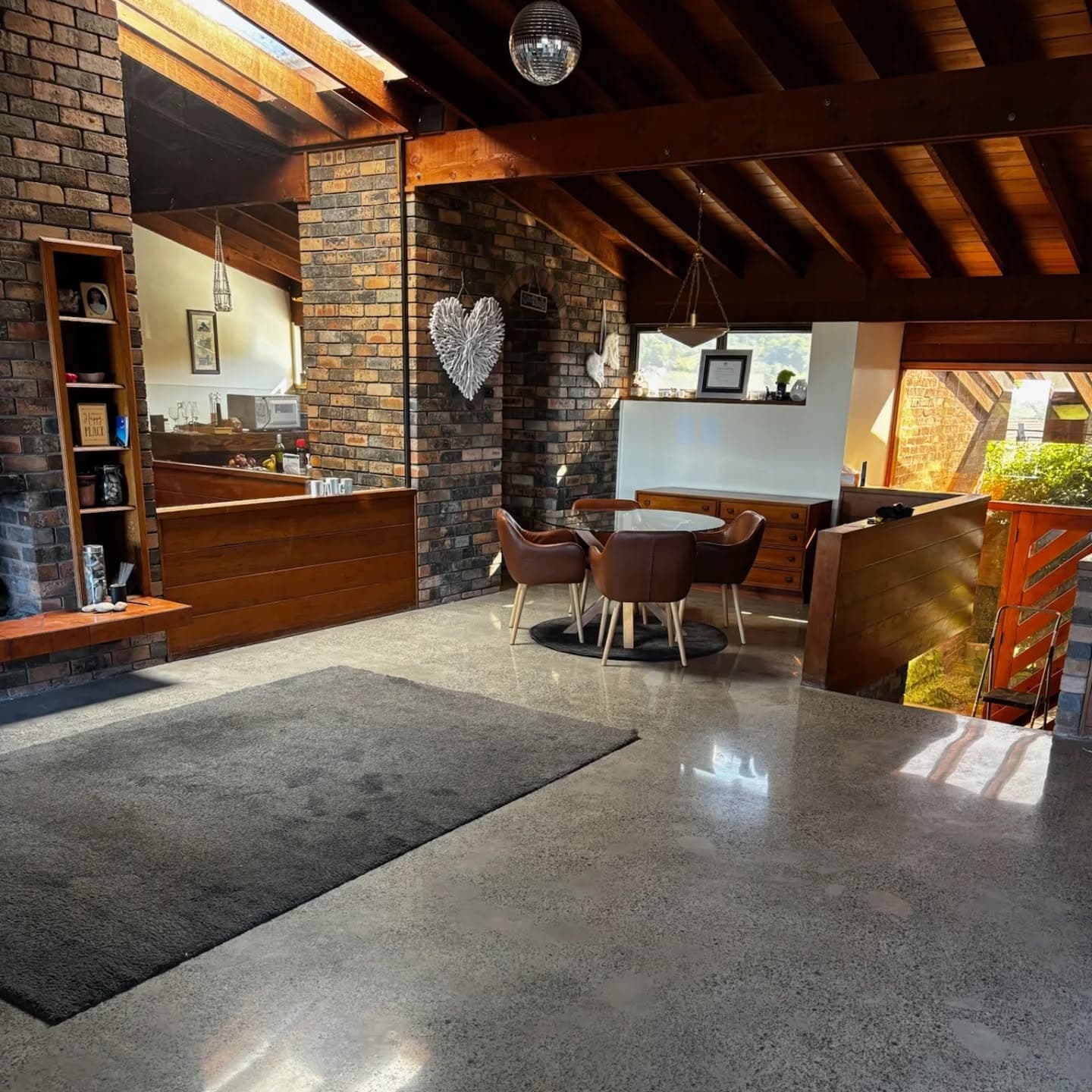Polished concrete detail