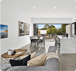 dining room on Concrete Polishing Sydney