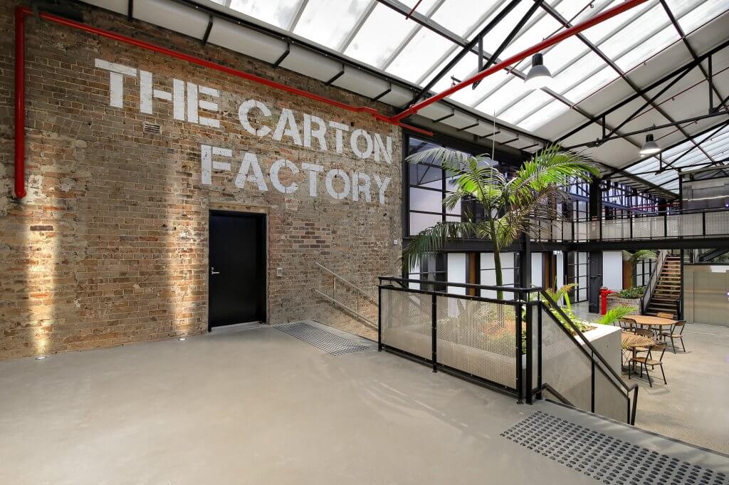 the carton factory with new concrete polishing sydney