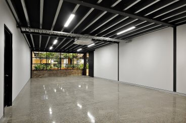 new shop with industrial concrete polishing sydney