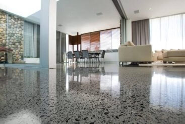 residential concrete polished floors